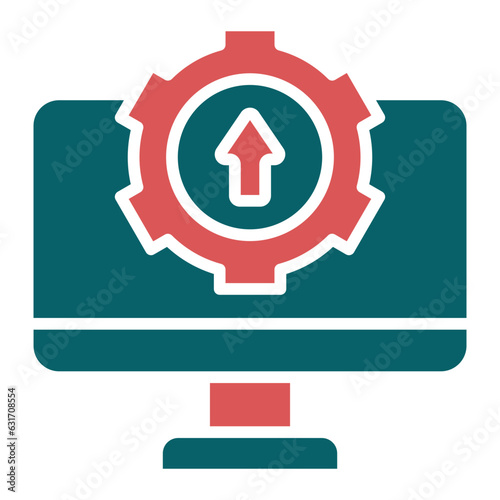 Vector Design Upgrade Desktop Icon Style