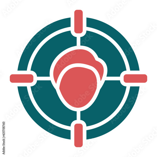 Vector Design Headhunting Icon Style