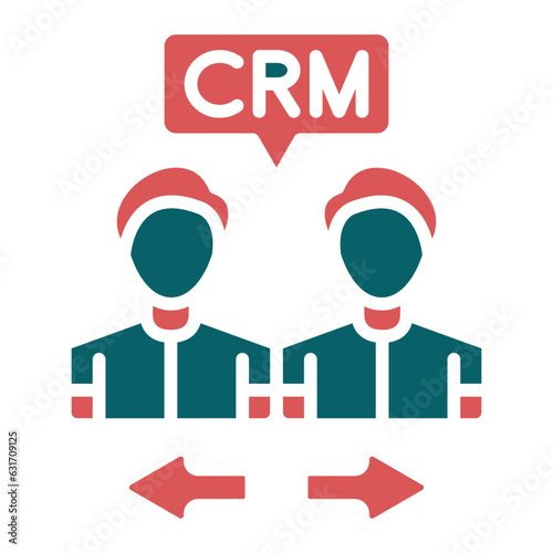 Vector Design Crm Methodologies Icon Style
