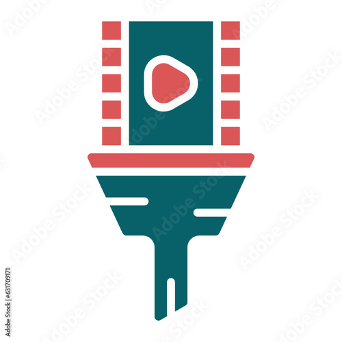 Vector Design Content Curation Icon Style