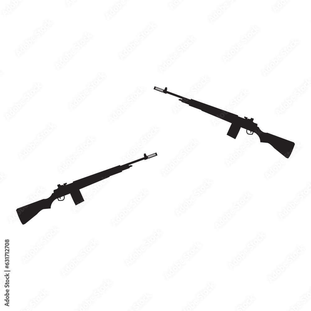 Firearms icon vector