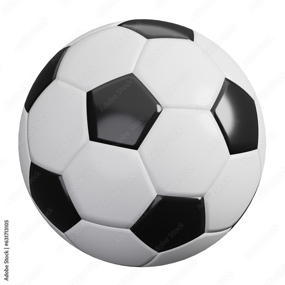Soccer ball. Football balls isolated. Sports, fitness and game symbol icon. 3d Render illustration. Soccer ball. Football balls isolated. Sports, fitness and game symbol icon. 3d Render illustration.