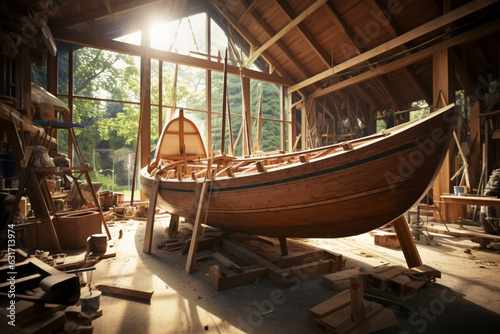 The Boat-Building Workshop, wood working workshop, aesthetic look