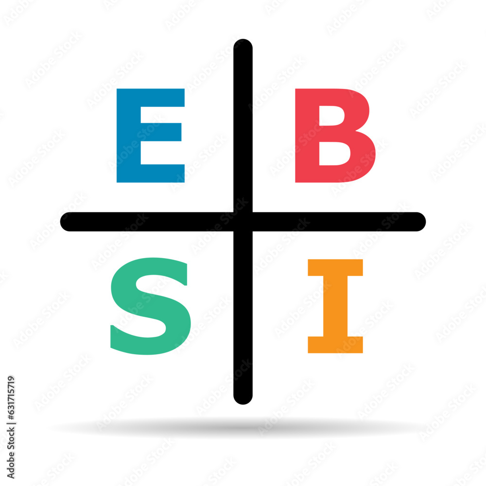 Cash flow quadrant icon shadow, business plan investor manager vector illustration analysis Cash flow quadrant icon shadow, business plan investor manager vector illustration analysis