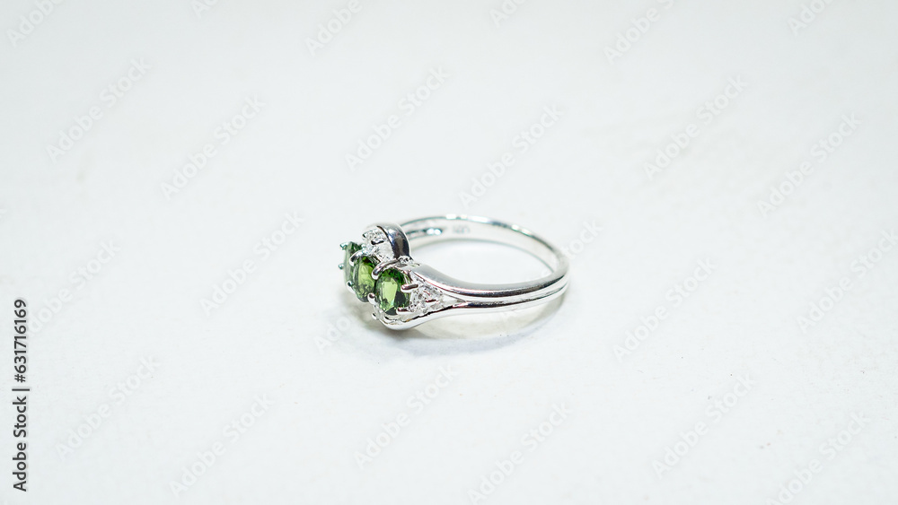 Luxury jewelry for women on white background Luxury jewelry for women on white background