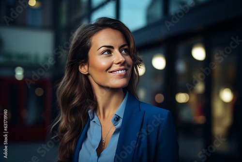 Female business woman in the workplace