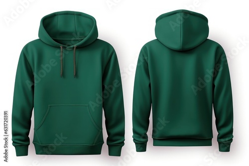 Set of hoodie isolated