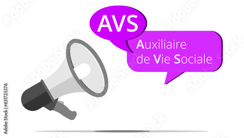 Mégaphone AVS - Auxiliaire de Vie Sociale