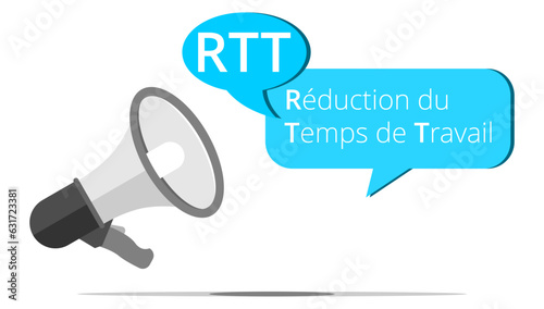 Mégaphone RTT - Réduction du Temps de Travail