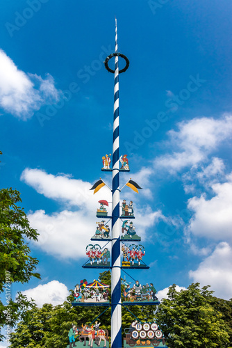 Summer fest pole in Germany