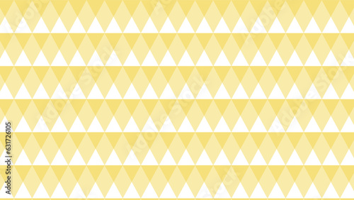 Yellow seamless geometric pattern with triangles