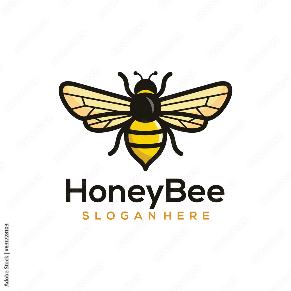 Honey Bee Logo Design