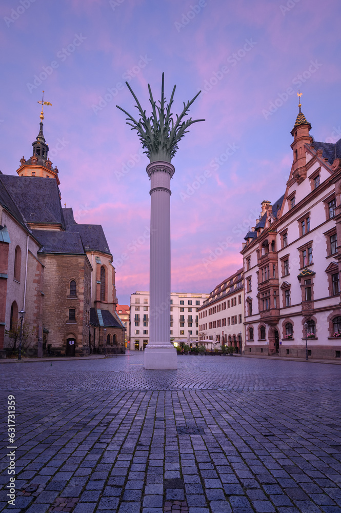 The so called Nikolaihof of Leipzig, Germany