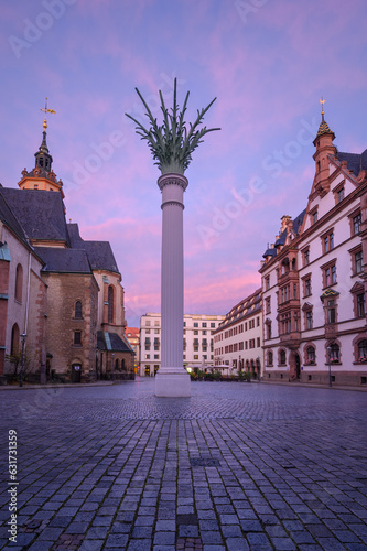 Obraz na płótnie The so called Nikolaihof of Leipzig, Germany w salonie