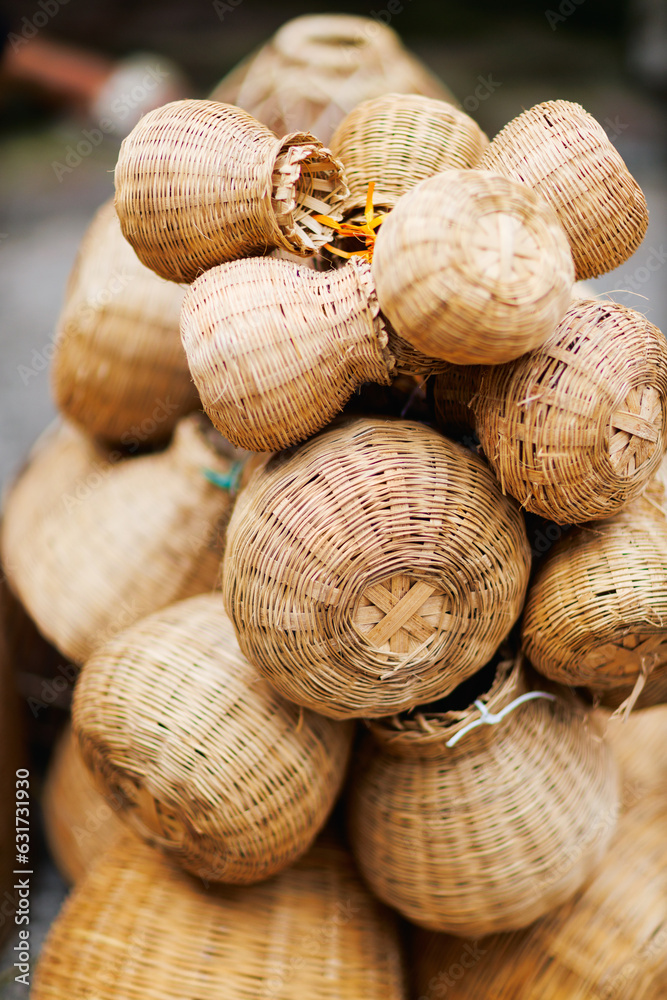 Bamboo fish trap Bamboo fish trap