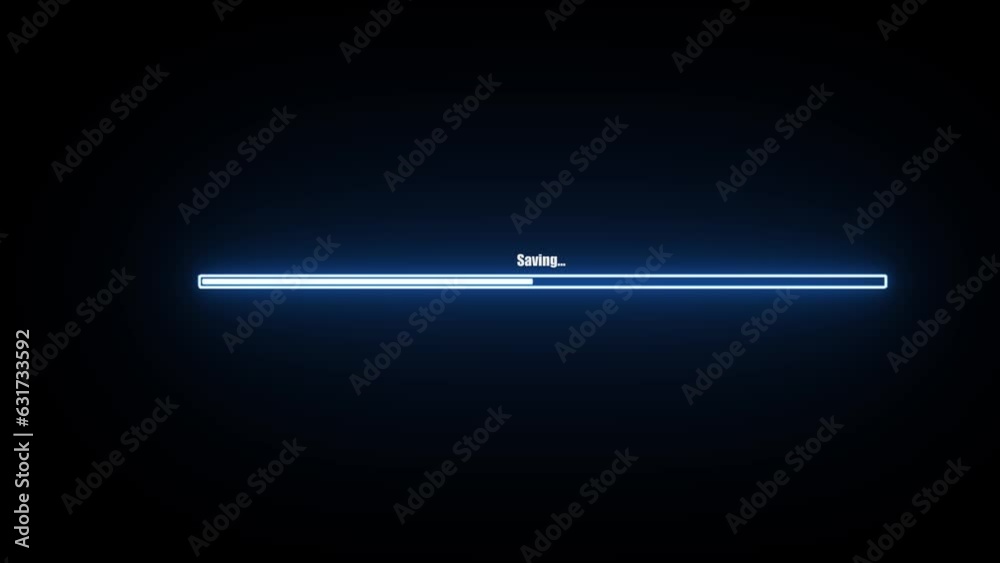 Futuristic progress loading bar 0-100 percent on Black Background and Green Screen Futuristic progress loading bar 0-100 percent on Black Background and Green Screen