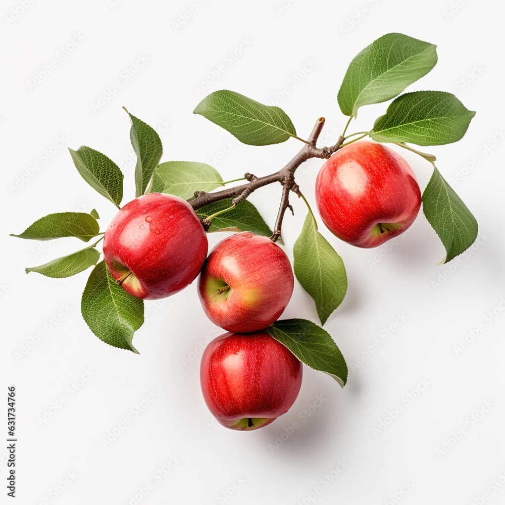 Obraz premium apples on a branch