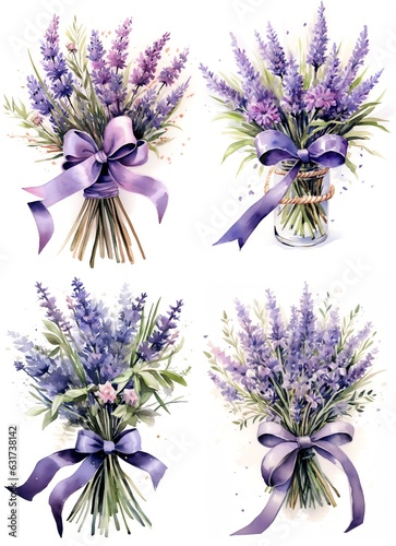lavender flowers collection