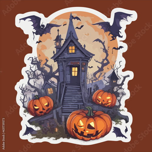Halloween sticker © Nsivy