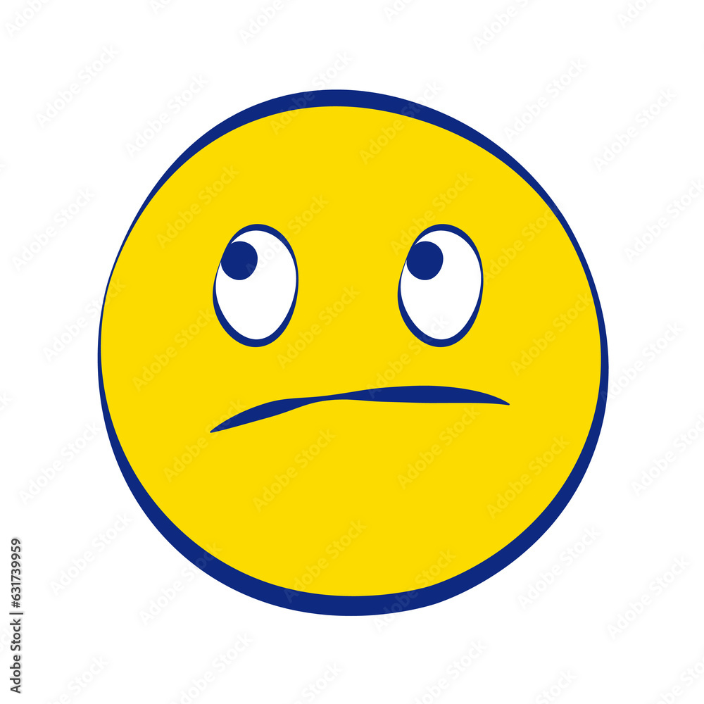 Unamused 30 Grunge Emoticons White Outline Style Unamused 30 Grunge Emoticons White Outline Style