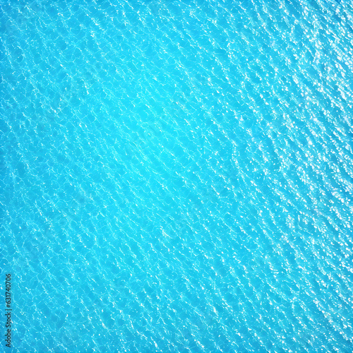 Abstract background of sea water with gentle ripples on the surface and refraction of light. Blue ocean water texture background. Sea surface. generative AI
