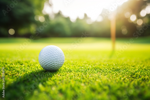 Perfect Summer Day at the Golf Course with Sharp Landscape Details and Dreamy Silhouette