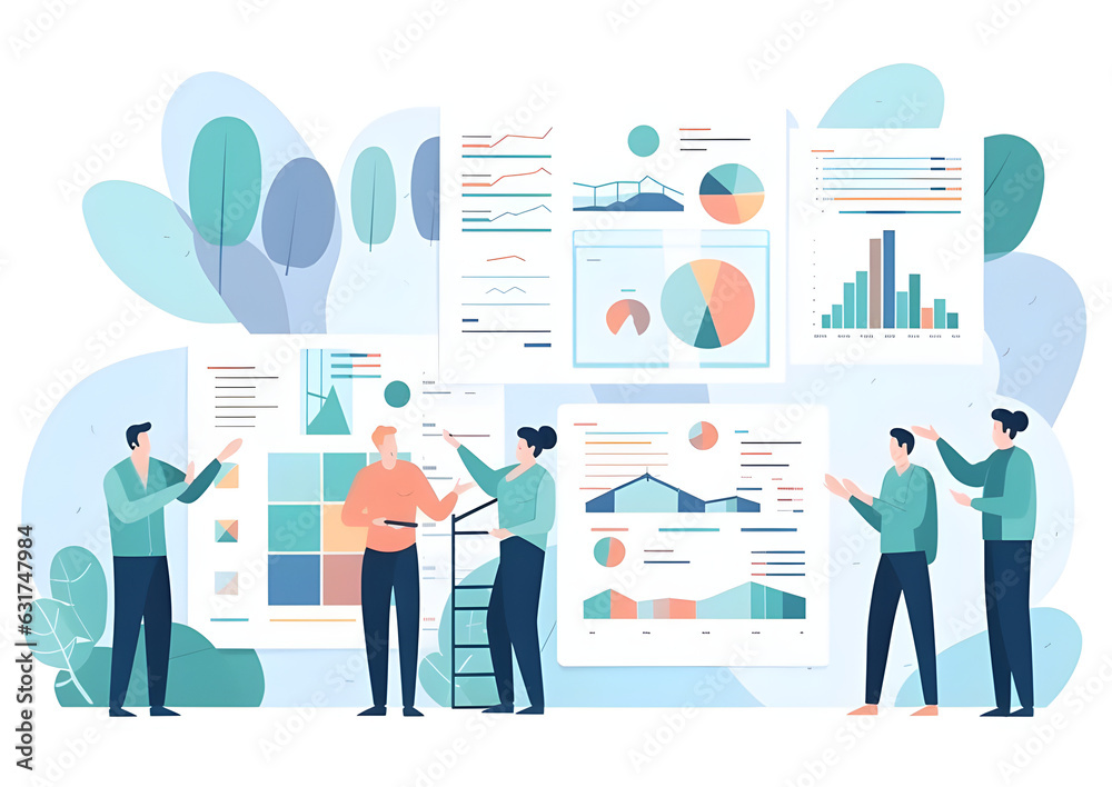 Teamwork illustration. Blue print with icons related to cooperation, teamwork, hands-on-mentality and networking Teamwork illustration. Blue print with icons related to cooperation, teamwork, hands-on-mentality and networking