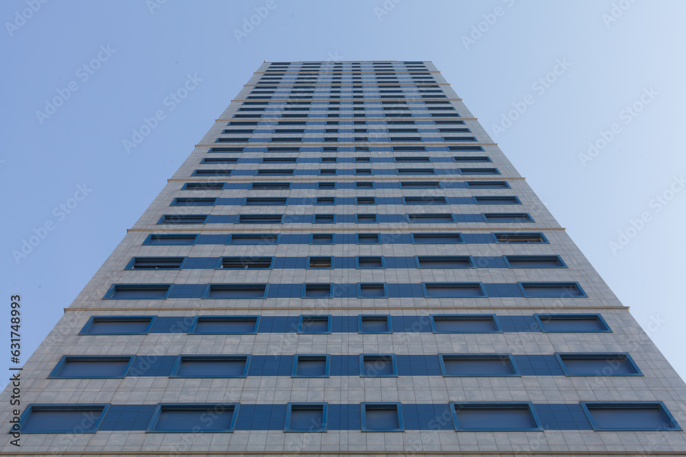 The Skyscraper in Cesenatico, Italy. Cesenatico is a port town with about 26,000 inhabitants on the Adriatic coast of Italy. It is located in the province of Forlì-Cesena in the region The Skyscraper in Cesenatico, Italy. Cesenatico is a port town with about 26,000 inhabitants on the Adriatic coast of Italy. It is located in the province of Forlì-Cesena in the region
