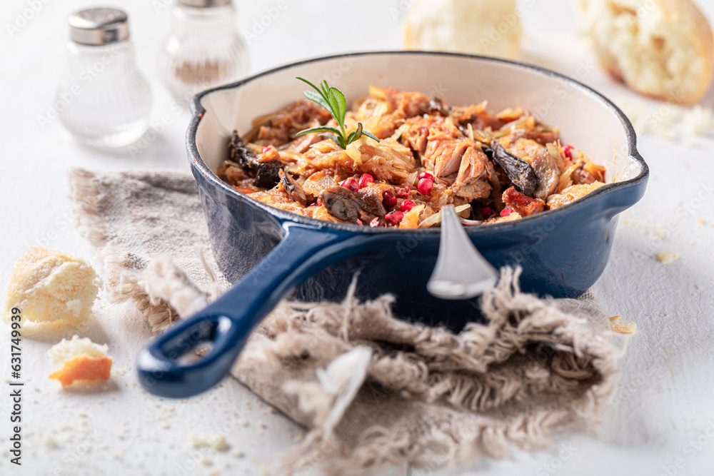 Hot and spicy stew as a traditional Polish dish. Hot and spicy stew as a traditional Polish dish.