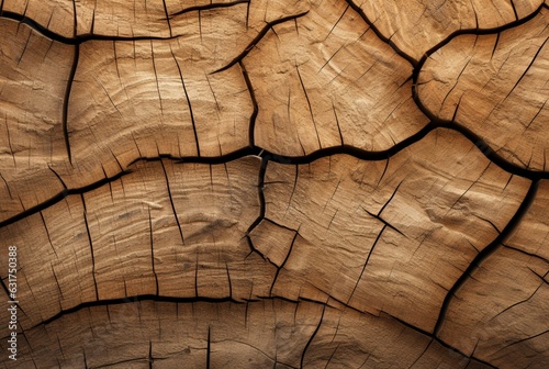 Cracked vintage wood texture background. generative AI