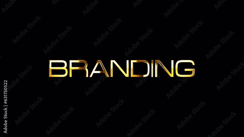 Loop Branding golden text shine light motion animation on black abstract background. promote advertising concept isolate using QuickTime Alpha Channel proress 444 Loop Branding golden text shine light motion animation on black abstract background. promote advertising concept isolate using QuickTime Alpha Channel proress 444