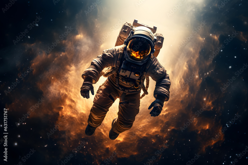 Beyond the Celestial Horizon: Embark on a Mesmerizing Space Exploration Journey with Striking 3D Visualizations of Astronauts in the Embrace of the Cosmos