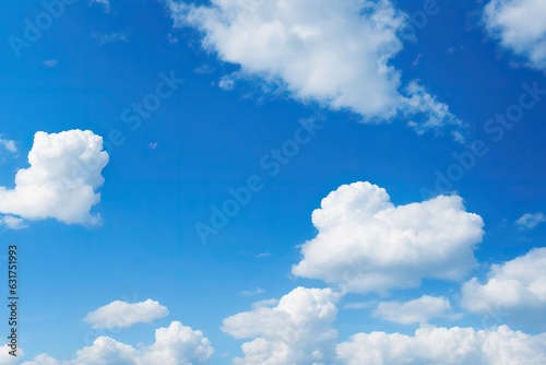 Blue sky with clouds