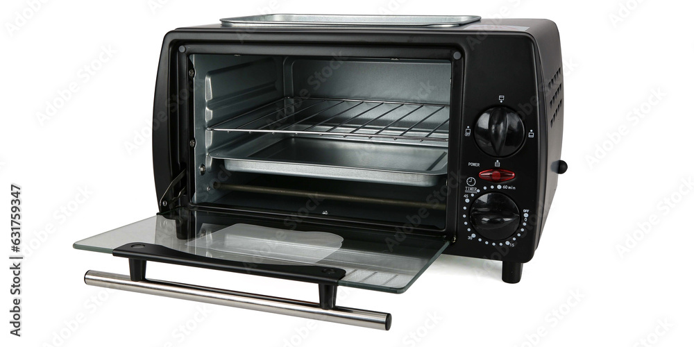 Image of a convection oven on a white background
