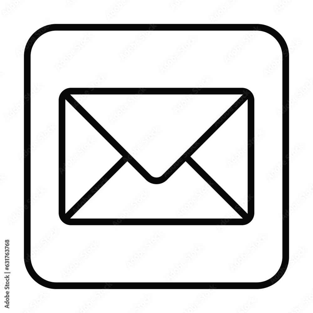 Trendy Email Icon Vector, Message Icon, Mail Icon, Inbox Sign, Messaging Symbol, Envelope Black And White, Letter Sending Message Vector Illustration Trendy Email Icon Vector, Message Icon, Mail Icon, Inbox Sign, Messaging Symbol, Envelope Black And White, Letter Sending Message Vector Illustration