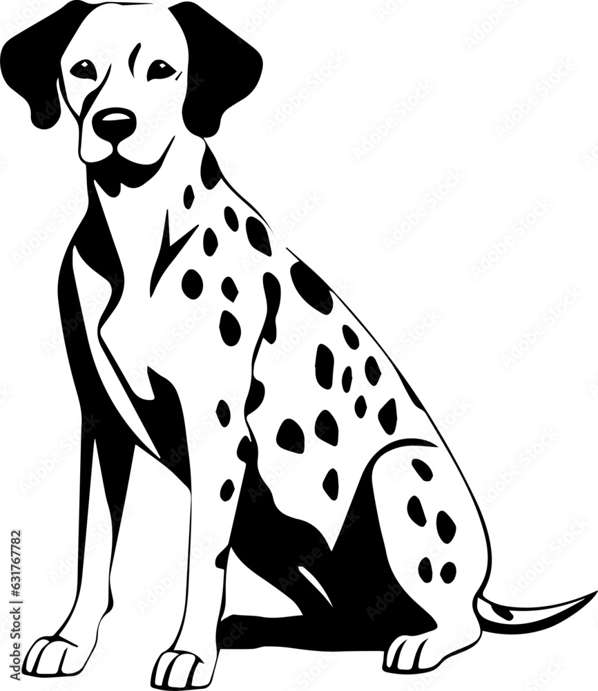 Dalmatian Dog Icon Dalmatian Dog Icon
