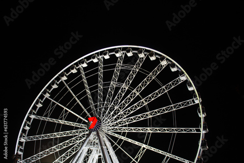 Ferris wheel at night, Southbank Brisbane, Wheel of Brisbane, Australia