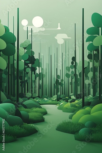 Vector illustration of a seamless floral pattern with cute birds in spring for Wedding, anniversary, birthday and party. Design for banner, poster, card, invitation and scrapbook