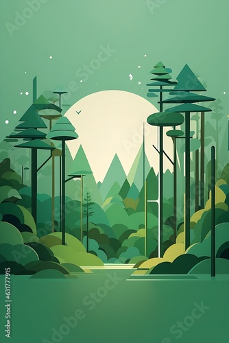 Vector illustration of a seamless floral pattern with cute birds in spring for Wedding, anniversary, birthday and party. Design for banner, poster, card, invitation and scrapbook