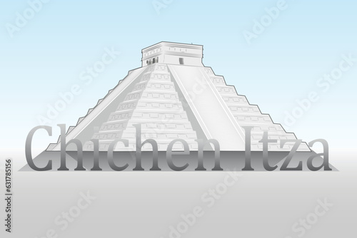 chichen itza of Mexico  south-central Yucatan state  Mexico