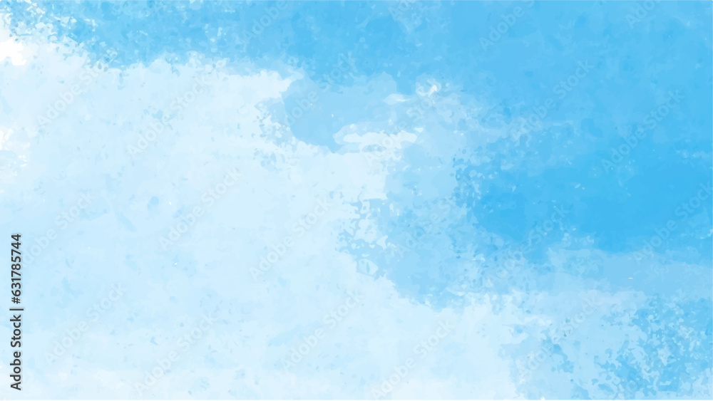 Blue watercolor background for textures backgrounds and web banners design