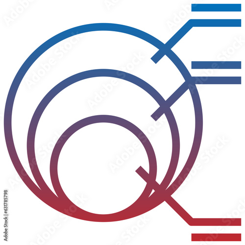 STACKED VEN line icon,linear,outline,graphic,illustration