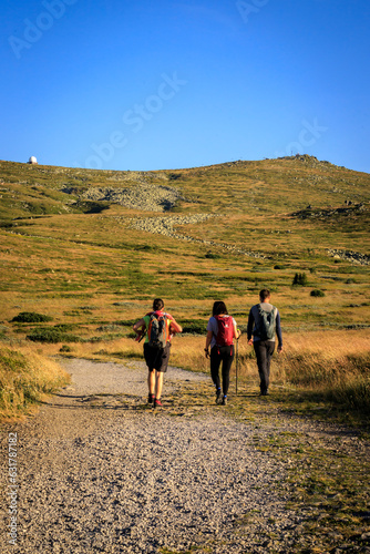 Evevning hiking to Cherni vrah peak, Vitosha mountain, Bulgaria