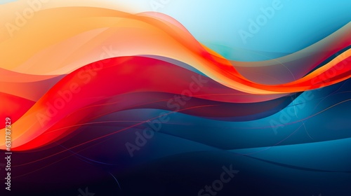 liquid blue and purple abstract background. Smooth transitions of iridescent colors.