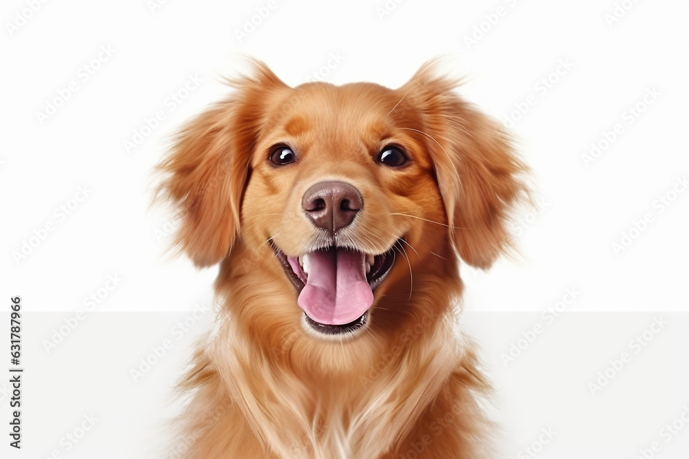 Happy dog portrait, Pet shop, Veterinary clinic