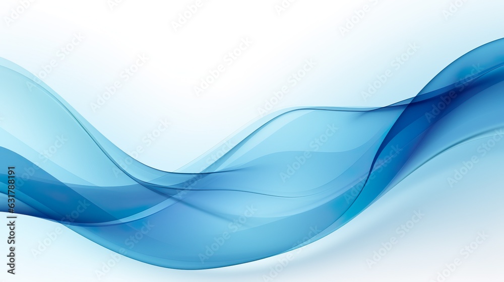 modern abstract blue background design with layers of blue and white textured lines and waves