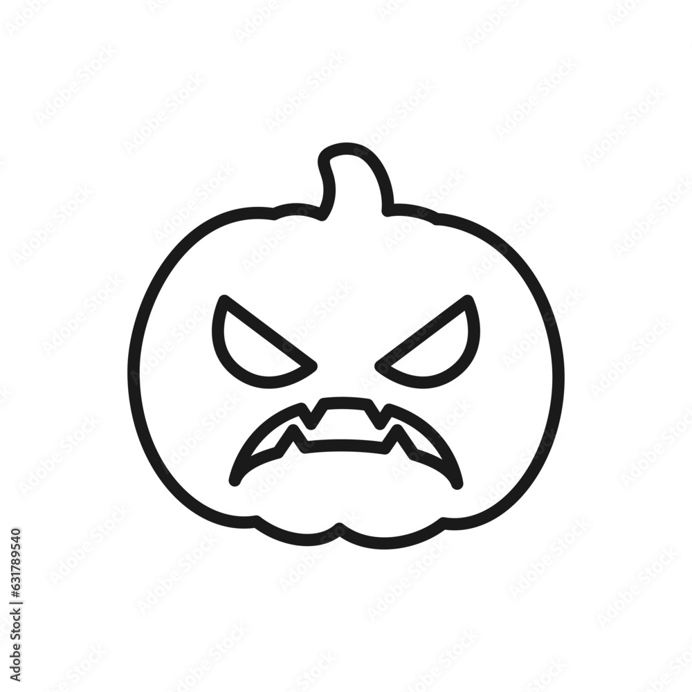 Jack O Lantern Pumpkin line icon, outline vector sign. Halloween Trick or Treat holiday symbol, logo illustration. Jack O Lantern Pumpkin line icon, outline vector sign. Halloween Trick or Treat holiday symbol, logo illustration.