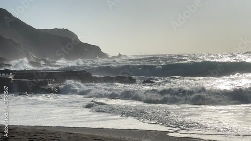 waves on the beach Sardaigne, île, Italie, Europe © A S Santacreu Anita
