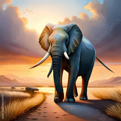 ELEPHANT generative by AI technology