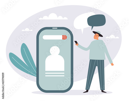 Network advertising video social media concept. Vector flat graphic design illustration
